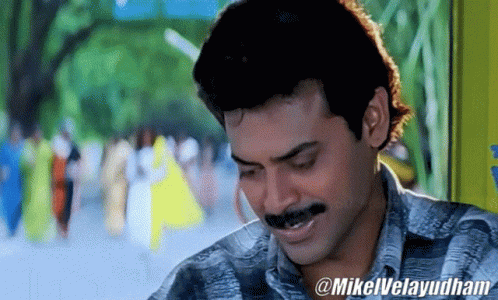 Man with Mustache Mikelvelayudham