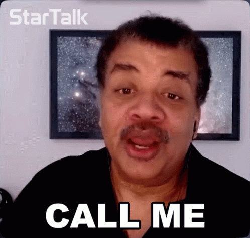 Man With Mustache Saying Call Me GIF