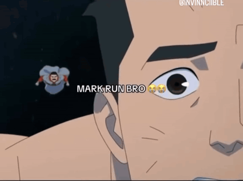 Man With Mustache Saying Mark Run Bro GIF