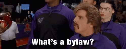 Man with Mustache Saying What Bylaw