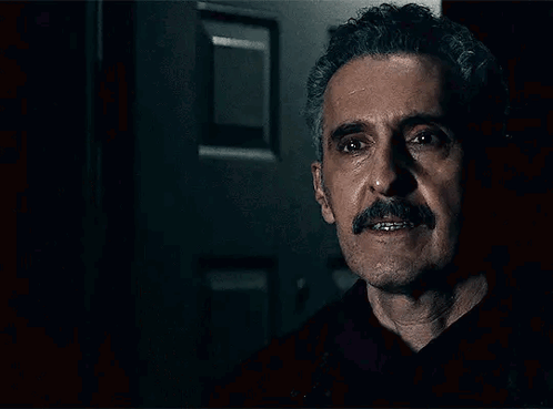 Man with Mustache Saying You're Firing Me