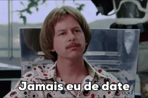 Man With Mustache Sitting in Chair jamais eu de date