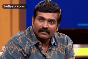 Man With Mustache Watching TV GIF