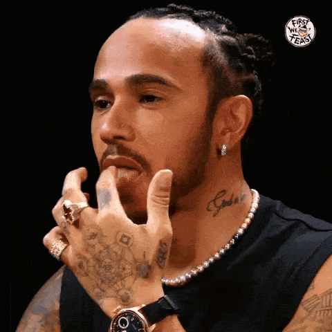 Man With Neck Tattoo Watch and Earrings