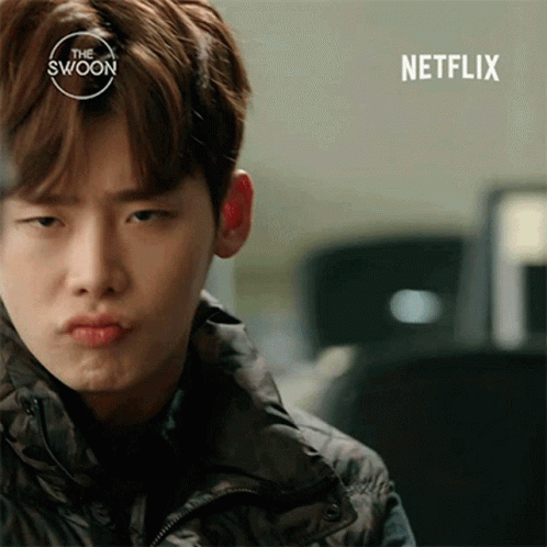 Man With Netflix Logo GIF