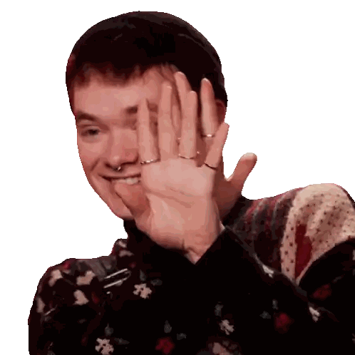 Man With Nose Ring and Sweater Covering Face