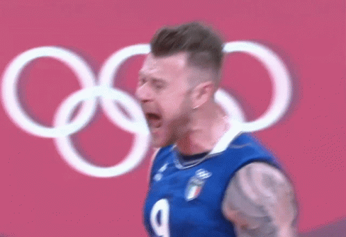 Man With Number 9 Shirt Screaming GIF