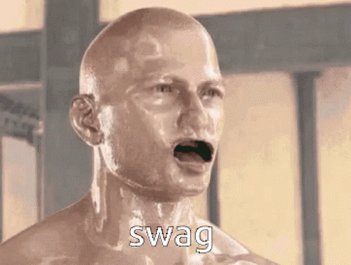 Man With Open Mouth And Swag GIF