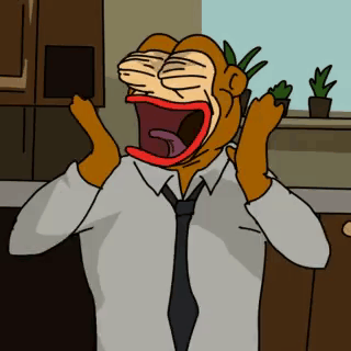 Man With Open Mouth In Shirt And Tie GIF