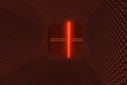 Man with Open Mouth in Tunnel