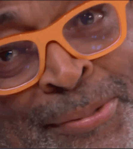 Man With Orange Glasses and Beard