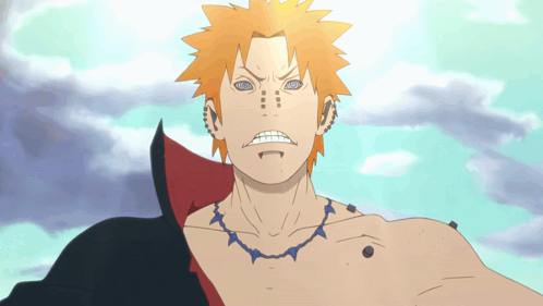 Man with Orange Hair and Blue Eyes