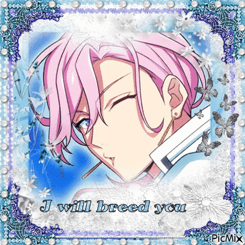Man With Pink Hair I Will Breed You