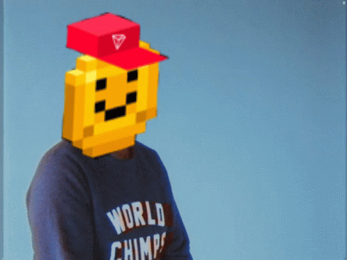 Man with Pixelated Face Applauds Saying Great Job