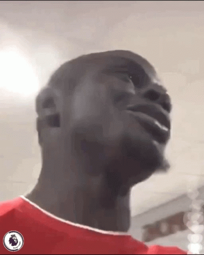 Man With Premier League Badge GIF