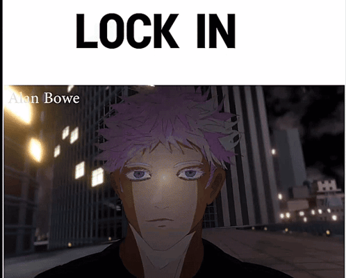 Man with Purple Hair and Lock In