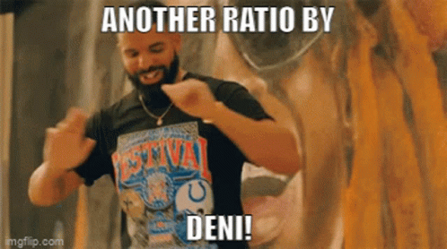Man with Ratio by Deni Written on Face