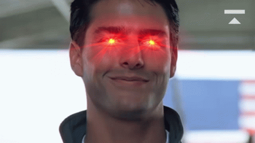 Man with Red Eyes