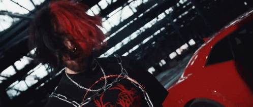 Man with Red Hair and Chains