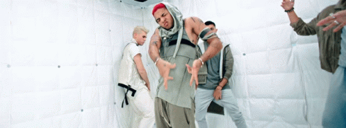 Man with Red Hair Dancing