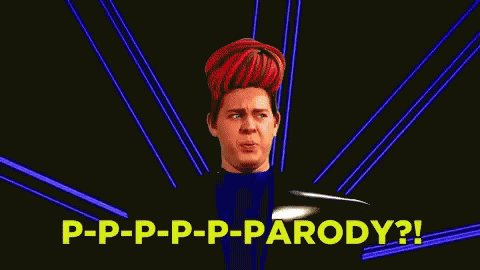 Man With Red Hair Making Funny Face Parody GIF