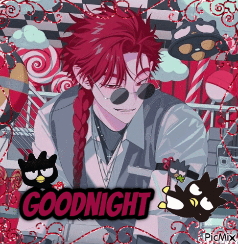Man With Red Hair Saying Goodnight