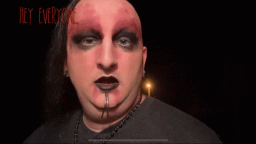 Man With Red Paint on Face Welcome Back to Another Episode