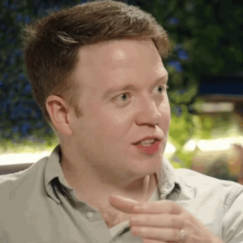 Man With Ring Talking GIF