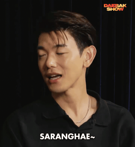 Man With Saranghae GIF