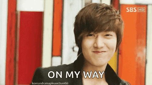 Man with SBS HD Logo Says On My Way
