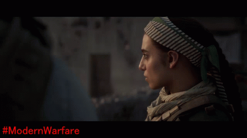 Man With Scarf and Modern Warfare