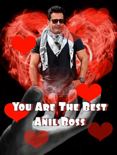 Man with Scarf You Are the Best Anil Boss