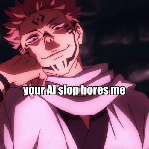 Man With Scarf Your Al Stop Bores Me GIF
