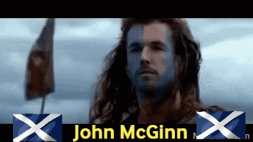 Man With Scottish Flag On Face John McGinn GIF