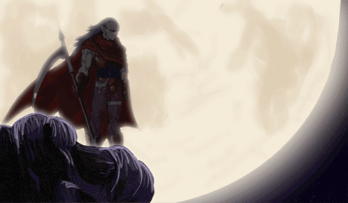 Man with Scythe and Words The Black Wind Howls