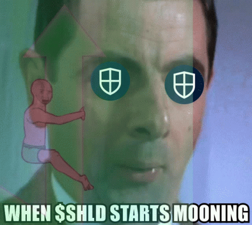 Man With Shield On Eyes When Sshld Starts Mooning GIF