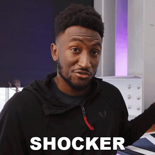 Man With Shocker Written On His Face GIF