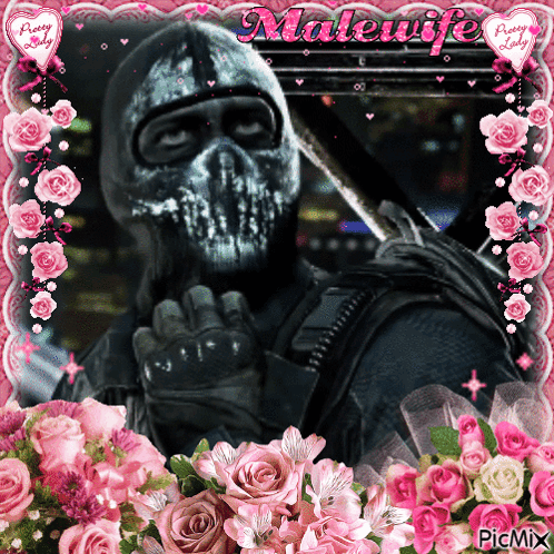 Man With Skull Mask Malewife GIF
