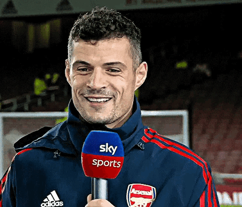 Man With Sky Sports Microphone