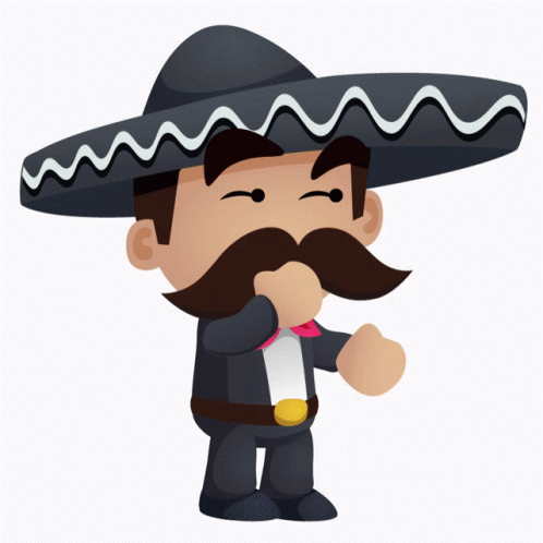 Man with Sombrero and Mustache
