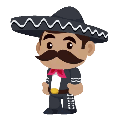 Man with Sombrero and Mustache