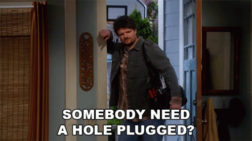 Man with Somebody Need a Hole Plugged