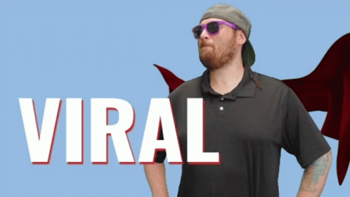 Man With Sunglasses And Hat Saying Viral GIF