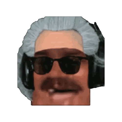 Man with Sunglasses and Headphones