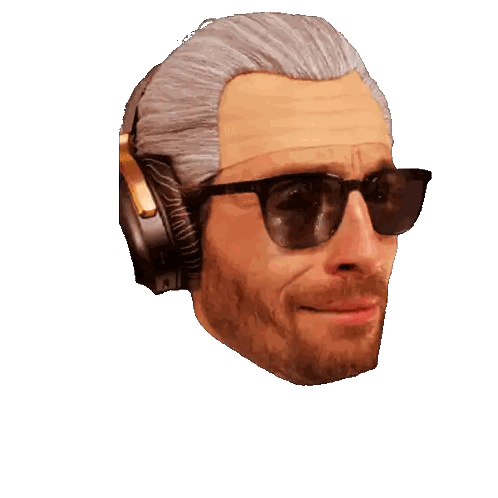 Man With Sunglasses and Headphones Saying I'm So So So So Scared