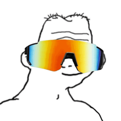 Man With Sunglasses Finger on Nose