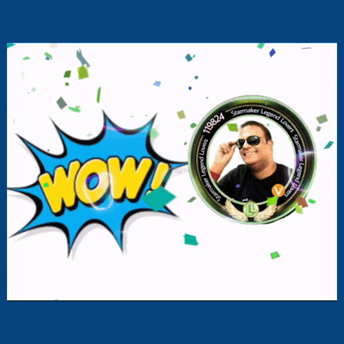 Man With Sunglasses Saying Wow