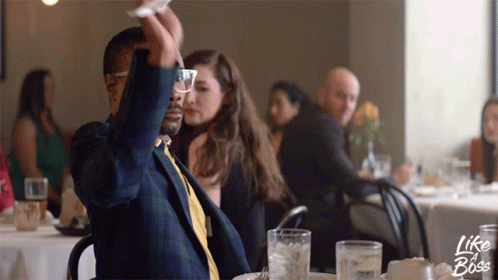 Man With Sunglasses Says Me When Your Mean GIF