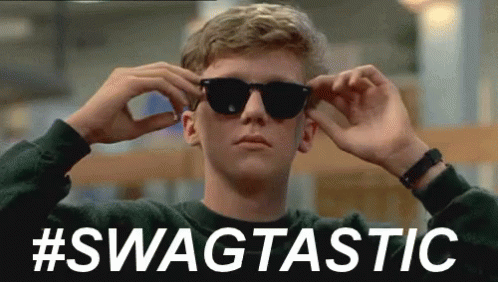 Man With Sunglasses #Swagtastic GIF