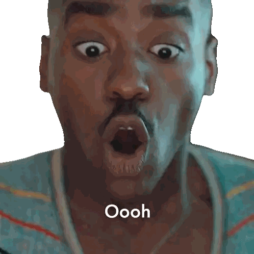 Man With Surprised Expression Oooh